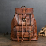 Mochila de cuero genuina para hombres_a