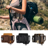 Organizador para cinto em pele crazy horse — Pormenores da bolsa
