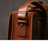 GURO Bolsos de mensajero de cuero auténtico Retro, bolso de hombro para hombres y mujeres, bolso cruzado Piel de vaca natural, bolso informal, bolsos de lujo Cambridge