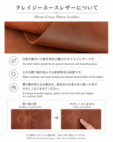 Crazy horse leather crossbody bag_W