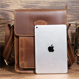 Crazy Horse Leather Shoulder Bag_L