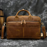حقيبة من جلد الحصان المجنون/Business Bag_g