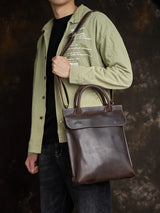 Crazy Horse Leather 2-Way Bag_b