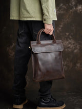 Crazy Horse Leather 2-Way Bag_b