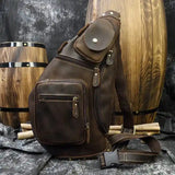 クレイジーホースレザー クロスボディーバック_S