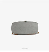 Mochila de lona impermeable de cuero Crazy Horse_B