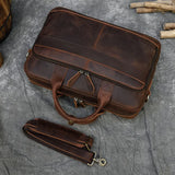 حقيبة من جلد الحصان المجنون/Business Bag_g