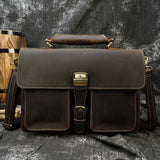 حقيبة من جلد الحصان المجنون/Business Bag_V