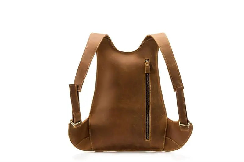 Mochila fina em pele crazy horse — Modelo AN — Ilustração do artigo 29