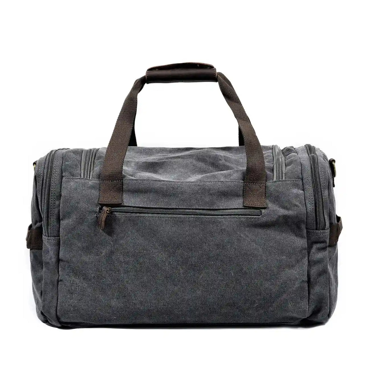 Duffle-Bag aus gewachstem Canvas und Leder — Modell B