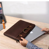 حقيبة من جلد الحصان المجنون/Business Bag_w