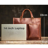 حقيبة من جلد الحصان المجنونة/Business Bag_M