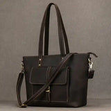 Crazy Horse Leather Tote Bag_I