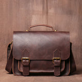미친 말 가죽 숄더 bag_h