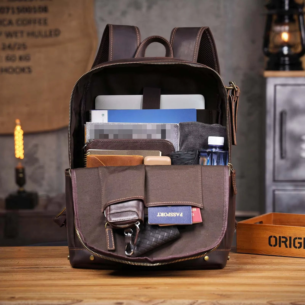 Crazy Horse Leather Rucksack_AW