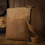 미친 말 가죽 숄더 bag_ac