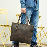 クレイジーホースレザー トートバッグ_M