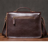 GURO Bolsos de mensajero de cuero auténtico Retro, bolso de hombro para hombres y mujeres, bolso cruzado Piel de vaca natural, bolso informal, bolsos de lujo Cambridge