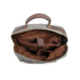Crazy Horse Leather Canvas packpack_a