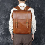 Crazy Horse Leather Backpack_G