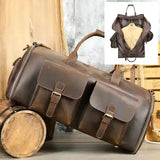 Crazy Horse Leather Garment Bag_B