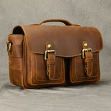 Crazy Horse Leather Shoulder Bag_AK