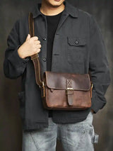 미친 말 가죽 어깨 bag_v