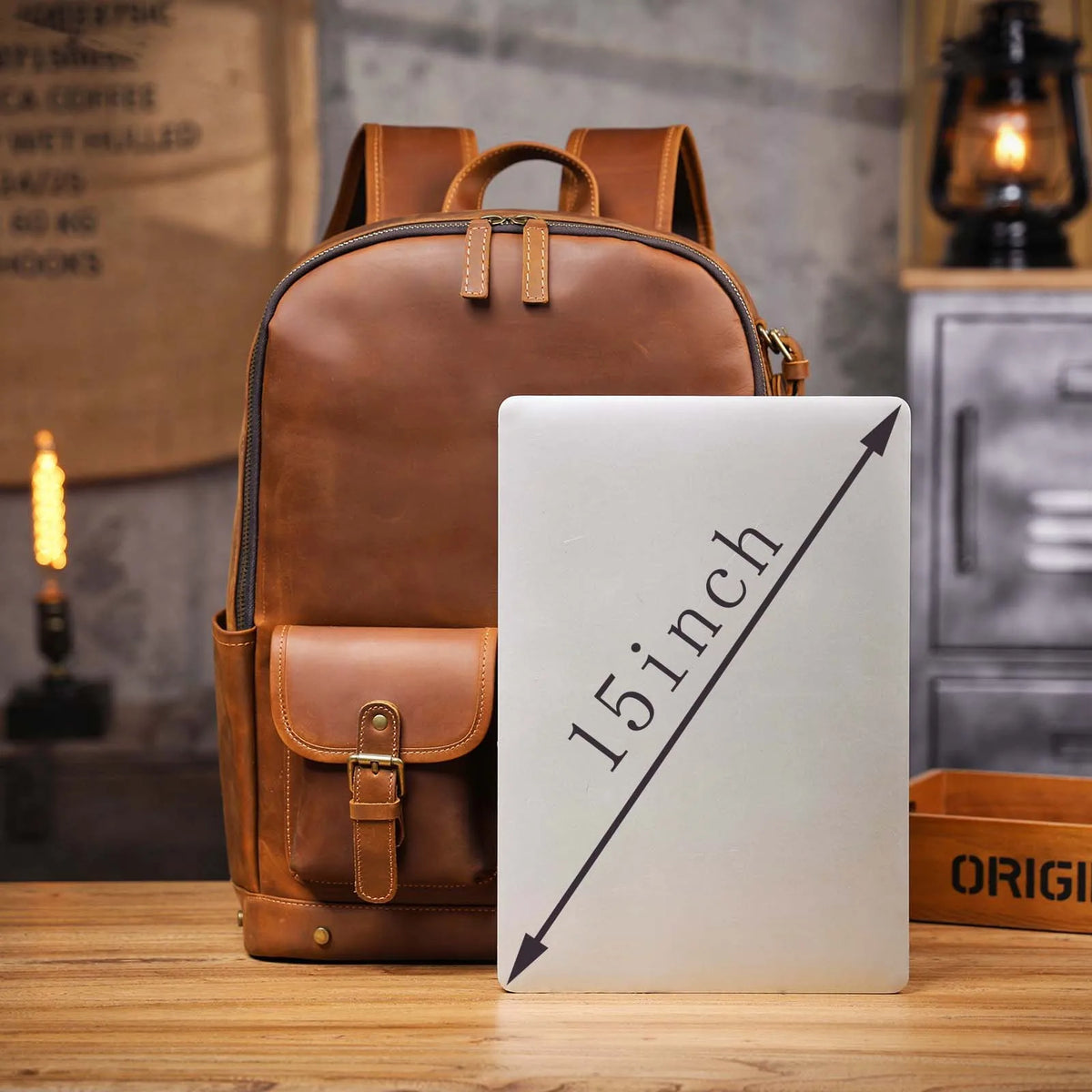 Crazy Horse Leather Rucksack_AW