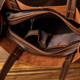 미친 말 가죽 토트 bag_f