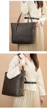 クレイジーホースレザー トートバッグ_M