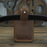Crazy horse leather waist back_M