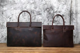 حقيبة من جلد الحصان المجنون/Business Bag_i