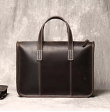 Crazy Horse Leather Briefcase/Business Bag_Q