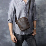 미친 말 가죽 미니 어깨 bag_h