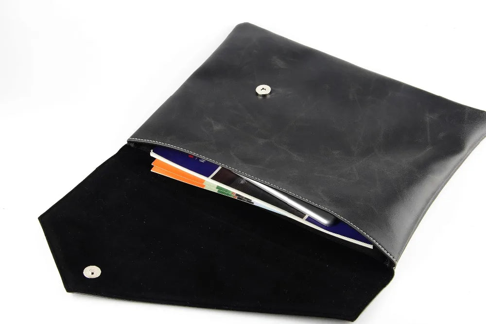 กระเป๋าคลัตช์ทรงบาง หนังสังเคราะห์ PU — รุ่น A