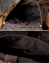 미친 말 가죽 백팩 _h