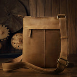 미친 말 가죽 숄더 bag_ac
