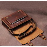 미친 말 가죽 숄더 bag_h