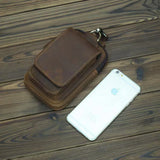 Crazy horse leather waist back_M