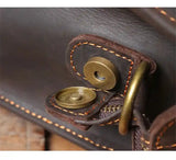 حقيبة الظهر من جلد الحصان المجنون