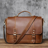 حقيبة من جلد الحصان المجنون/Business Bag_aa