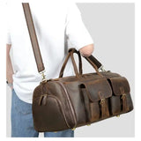 Crazy Horse Leather Garment Bag_B