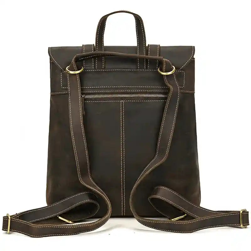 Rucksack aus Crazy Horse-Leder — Modell V