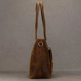 Crazy Horse Leather Tote Bag_I