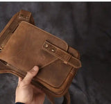 クレイジーホースレザー クロスボディーバック_Q