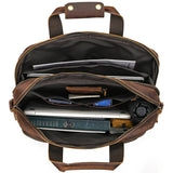 Genuine Leather Men's Briefcase laptop Computer Bag Couskin Business Handbag For male leather crossbody shoulder bag Travel bags