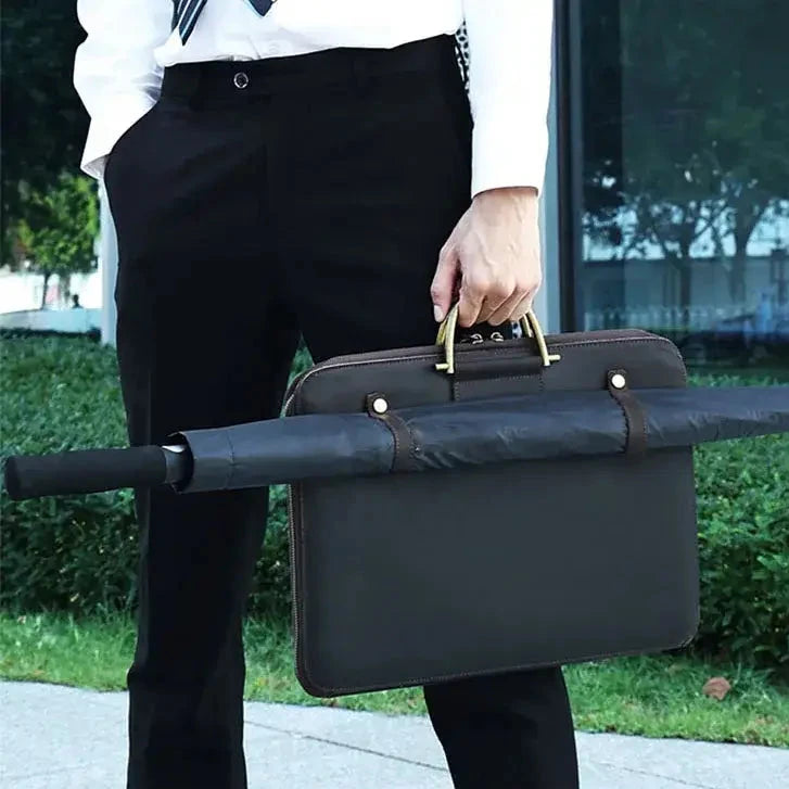 高級　TUMI トゥミ　ビジネスバッグ　レザー　ブラウン　68530TN TUMI - トゥミ／TUMI バッグ ブリーフケース ビジネスバッグ 鞄