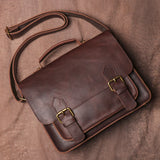 미친 말 가죽 숄더 bag_h