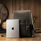 Crazy Horse Leather Backpack_ak