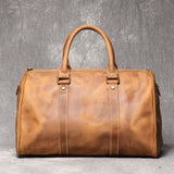 Crazy Horse Leather Travel Bag_A